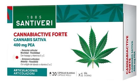 CANNABIACTIVE FORTE PEA 400 MG 20 CAPSULE MOLLI - Farmacia Bartoli