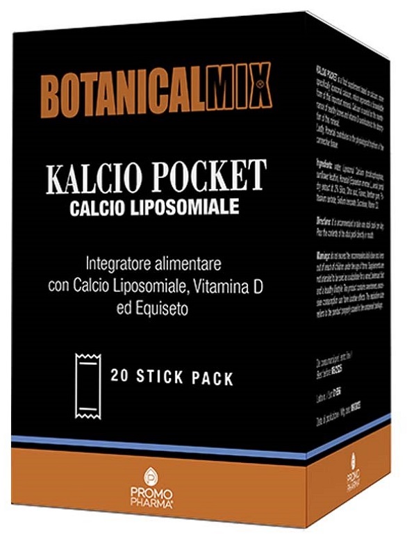 KALCIO POCKET BOTANICAL MIX 20 STICK DA 10 ML - Farmacia Bartoli