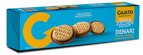 GIUSTO SENZA ZUCCHERO DENARI 120 G - Farmacia Bartoli