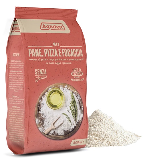 AGLUTEN MIX PANE/PIZZA/FOCACCIA 500 G - Farmacia Bartoli
