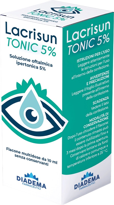 SOLUZIONE OFTALMICA IPERTONICA LACRISUN TONIC 5% 10 ML - Farmacia Bartoli