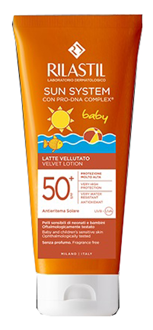 RILASTIL SUN SYSTEM BABY LATTE VELLUTO SPF50+ 250 ML - Farmacia Bartoli