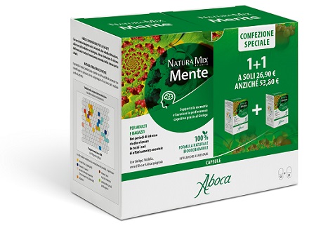 NATURA MIX ADVANCED MENTE CONFEZIONE SPECIALE 50 CAPSULE + 50 CAPSULE - Farmacia Bartoli