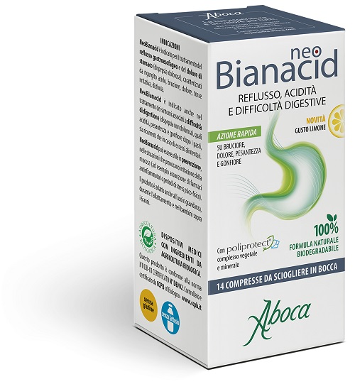 NEOBIANACID 14 COMPRESSE LIMONE - Farmacia Bartoli