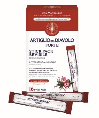 ARTIGLIO DEL DIAVOLO FORTE 16 STICK PACK BEVIBILI DA 12 ML - Farmacia Bartoli
