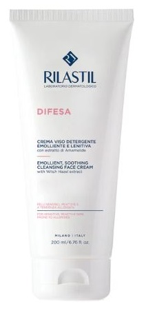 RILASTIL DIFESA CREMA VISO DETERGENTE EMOLLIENTE E LENITIVA 200 ML - Farmacia Bartoli