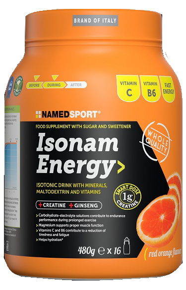 ISONAM ENERGY ORANGE 480 G 1 G CREATINA - Farmacia Bartoli