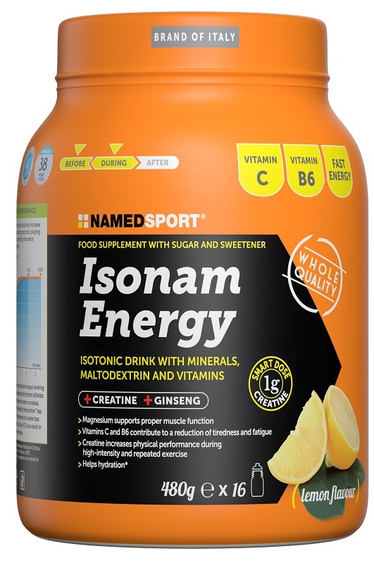 ISONAM ENERGY LEMON POLVERE 480 G - Farmacia Bartoli
