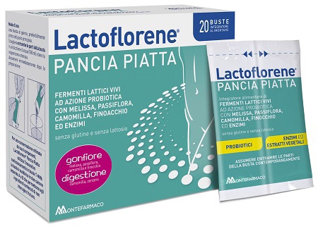 LACTOFLORENE PANCIA PIATTA 20 BUSTINE - Farmacia Bartoli