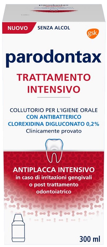 PARODONTAX TRATTAMENTO INTENSIVO CLOREXIDINA 0,2% - Farmacia Bartoli