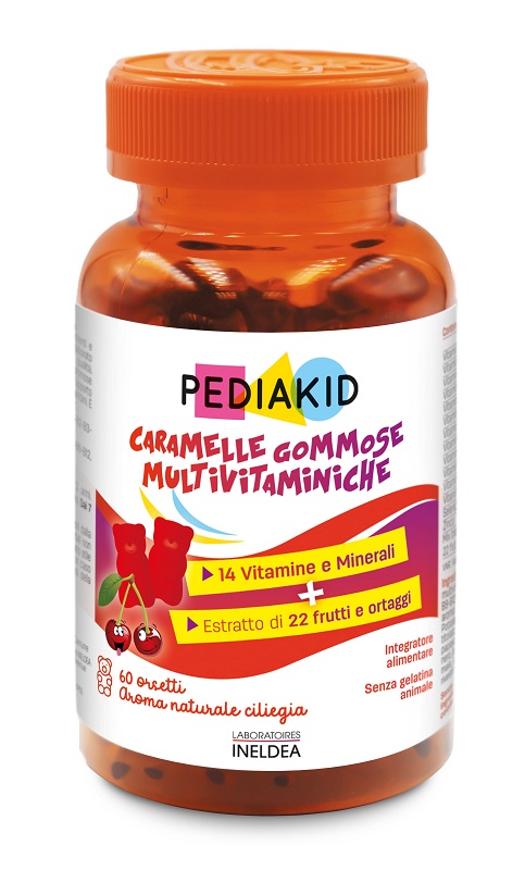 PEDIAKID MULTIVITAMINICO 60 ORSETTI GOMMOSI - Farmacia Bartoli