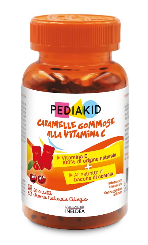 PEDIAKID VITAMINE C 60 ORSETTI GOMMOSI - Farmacia Bartoli