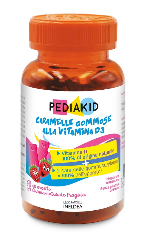 PEDIAKID VITAMINE D3 60 ORSETTI GOMMOSI - Farmacia Bartoli