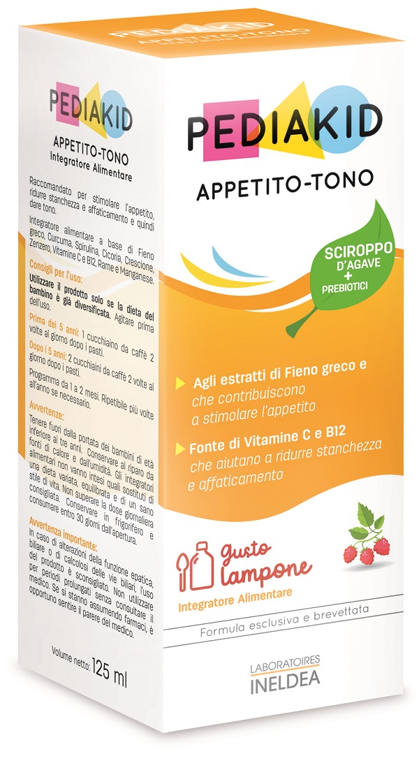 PEDIAKID APPETITO E TONO SCIROPPO 125 ML - Farmacia Bartoli