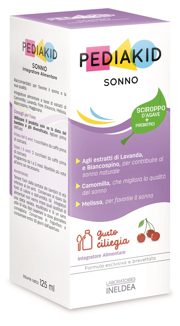 PEDIAKID SONNO SCIROPPO 125 ML - Farmacia Bartoli