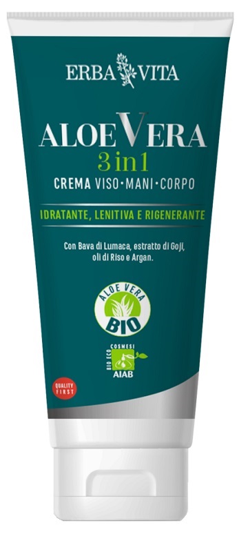 ALOE VERA CREMA 3 IN 1 BIO AIAB 200 ML - Farmacia Bartoli