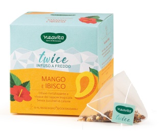 NEAVITA TWICE INFUSO MANGO E IBISCO FILTROSCRIGNO 15 FILTRI - Farmacia Bartoli