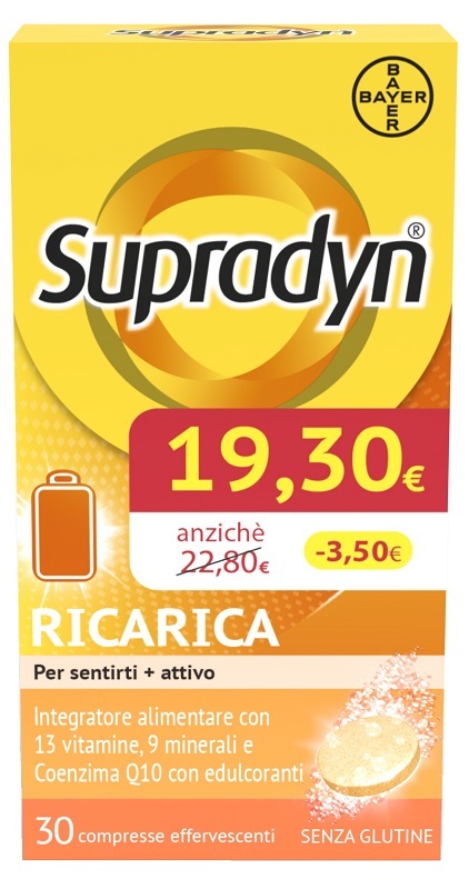 SUPRADYN RICARICA 30 COMPRESSE EFFERVESCENTI PROMO - Farmacia Bartoli
