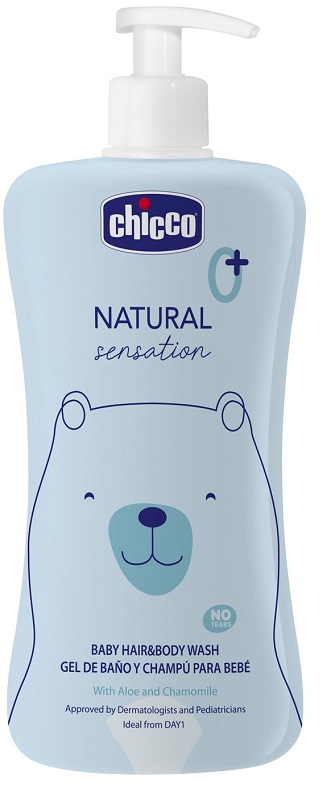 CHICCO NATURAL SENSATION BAGNO SHAMPOO 500 ML - Farmacia Bartoli