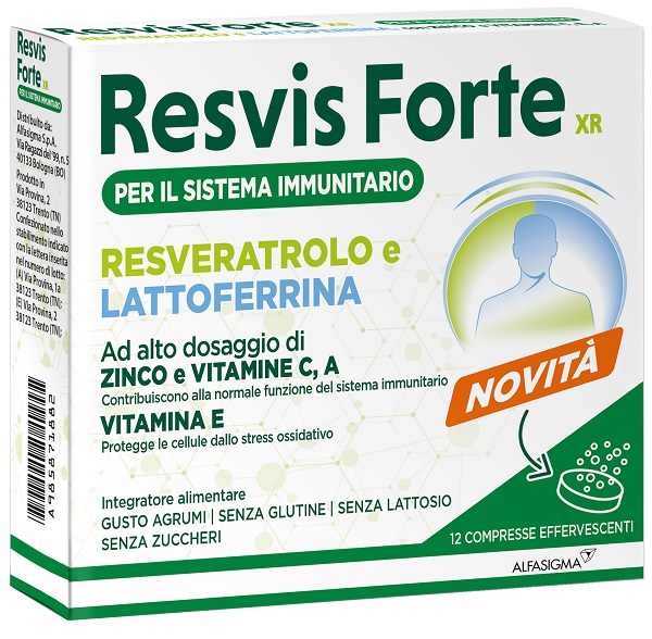 RESVIS FORTE XR 12 COMPRESSE EFFERVESCENTI - Farmacia Bartoli