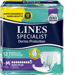 PANNOLONE MUTANDINA LINES SPECIALIST DERM AP L 12 PEZZI - Farmacia Bartoli