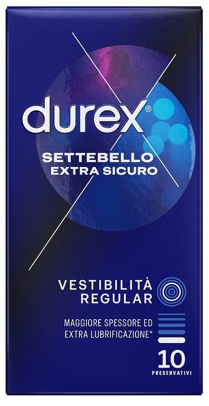 PROFILATTICO DUREX SETTEBELLO EXTRA SICURO 10 PEZZI - Farmacia Bartoli