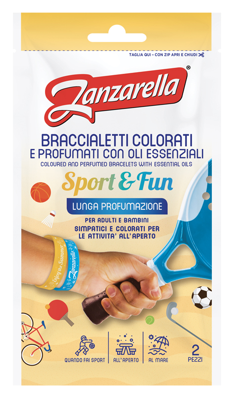 ZANZARELLA BRACCIALETTI SPORT&FUN 2 PEZZI - Farmacia Bartoli