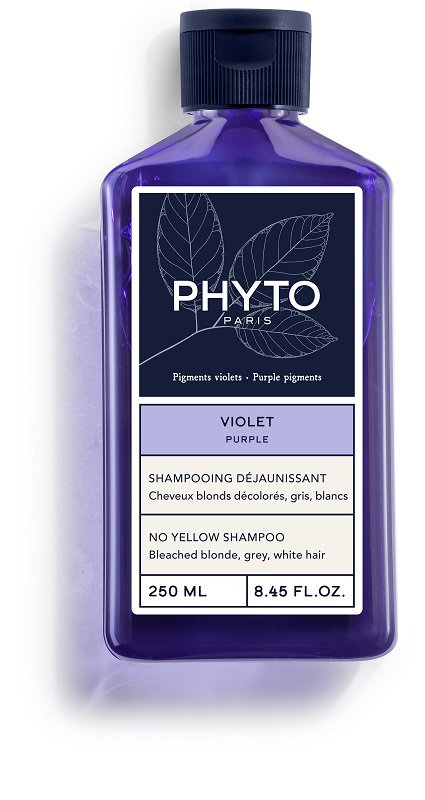 PHYTO PARIS VIOLET SHAMPOO ANTI GIALLO PER CAPELLI BIONDI DECOLORATI GRIGI BIANCHI 250 ML - Farmacia Bartoli