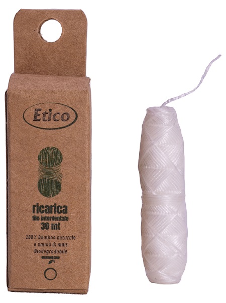 ETICO RICARICA FILO INTERDENTALE AMIDO DI MAIS 30 M - Farmacia Bartoli