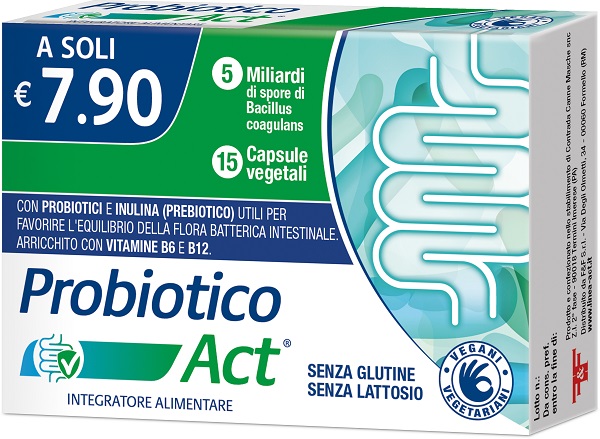 PROBIOTICO ACT 15 CAPSULE VEGETALI - Farmacia Bartoli