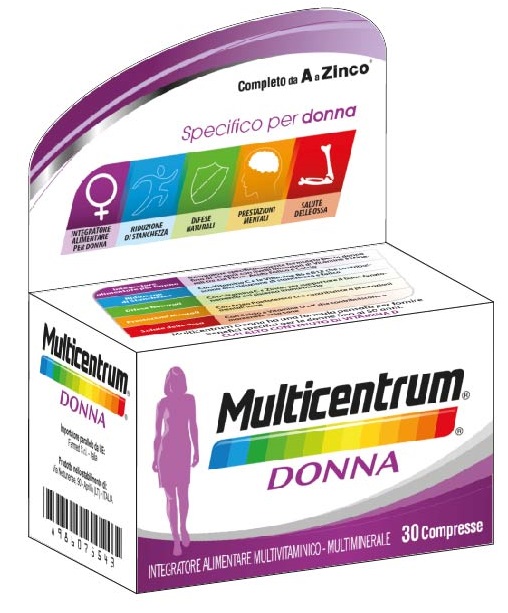 MULTICENTRUM DONNA 30 COMPRESSE - Farmacia Bartoli
