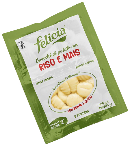 FELICIA GNOCCHI DI PATATE CON RISO E MAIS 400 G - Farmacia Bartoli