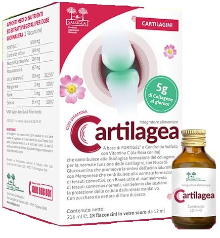 CARTILAGEA SALUGEA 18 FLACONCINI DA 12 ML - Farmacia Bartoli