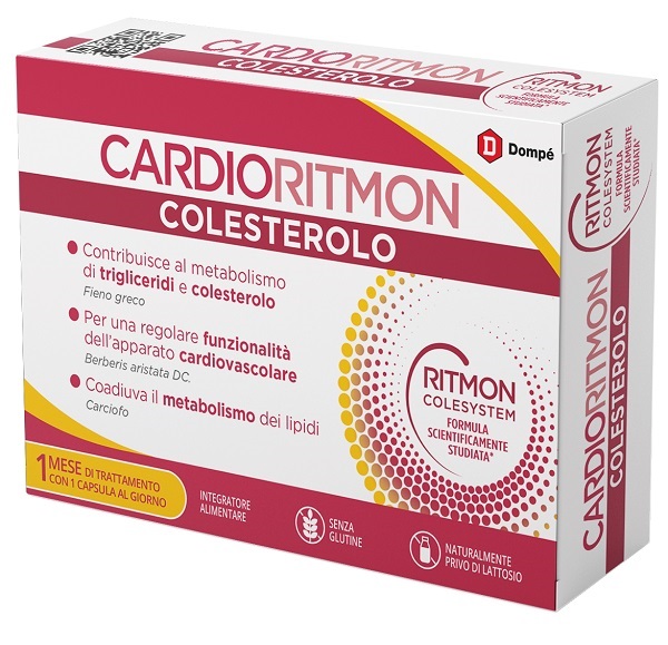 CARDIORITMON COLESTEROLO 30 CAPSULE - Farmacia Bartoli
