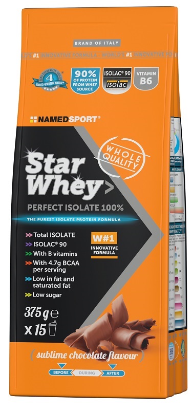STAR WHEY ISOLATE SUBLIME CHOCOLATE 375 G - Farmacia Bartoli