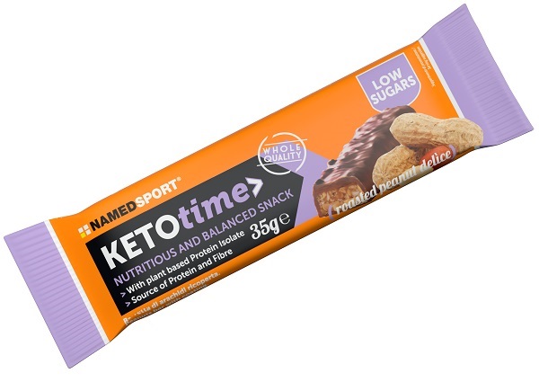 KETOTIME BAR ROASTED PEANUT 35 G - Farmacia Bartoli