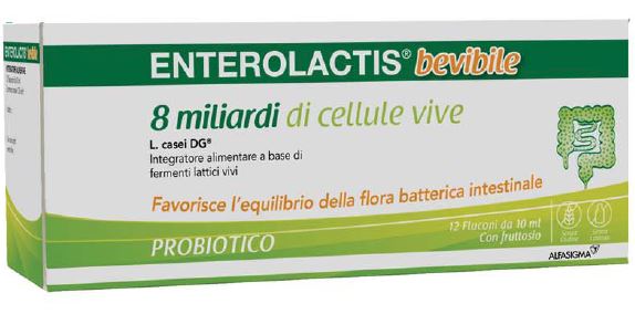 ENTEROLACTIS BEVIBILE 12 FLACONCINI X 10 ML - Farmacia Bartoli