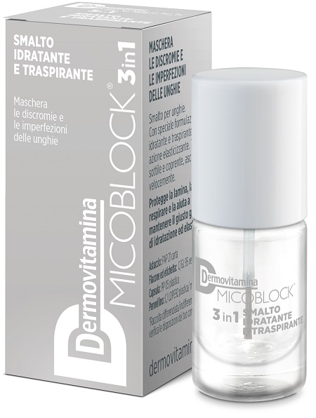 DERMOVITAMINA MICOBLOCK SMALTO BASE&TOP COAT 19 TRASPARENTE 5 ML - Farmacia Bartoli