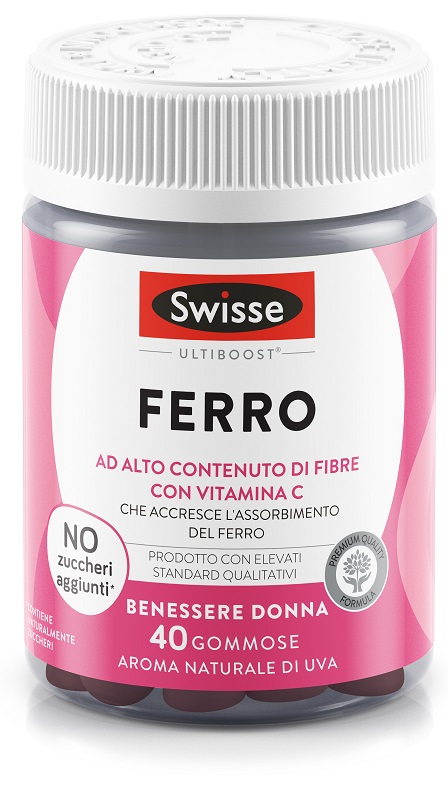 SWISSE FERRO 40 GOMMOSE - Farmacia Bartoli