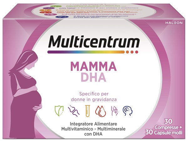 MULTICENTRUM MAMMA DHA 30 COMPRESSE + 30 CAPSULE - Farmacia Bartoli