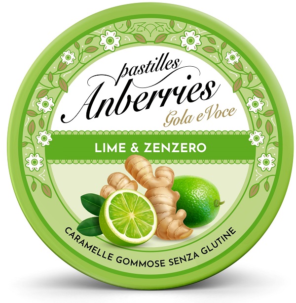 ANBERRIES LIME & ZENZERO 50 G - Farmacia Bartoli