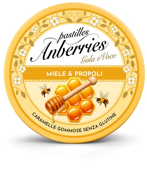 ANBERRIES MIELE&PROPOLI CARAMELLE GOMMOSE 50 G - Farmacia Bartoli