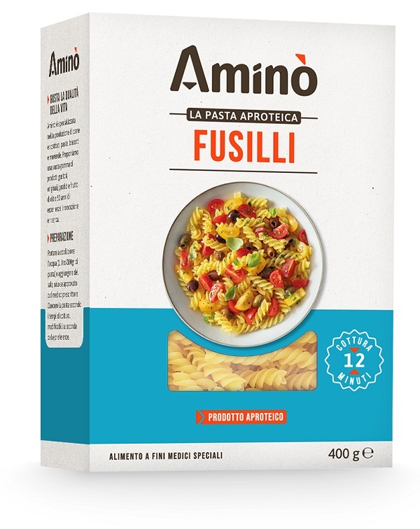 AMINO LA PASTA APROTEICA FUSILLI 400 G - Farmacia Bartoli