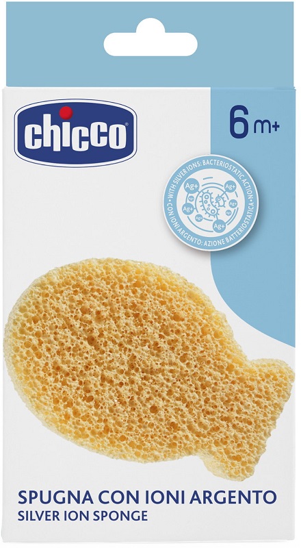 CHICCO SPUGNA IONI ARGENTO - Farmacia Bartoli
