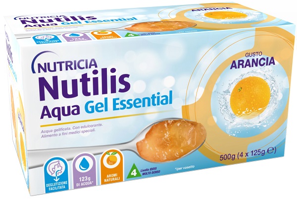 NUTILIS AQUA GEL ARANCIA 4 PEZZI DA 125 G - Farmacia Bartoli
