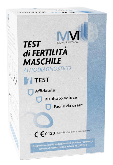 MUNUS MEDICAL TEST AUTODIAGNOSTICO DI FERTILITA' MASCHILE - Farmacia Bartoli