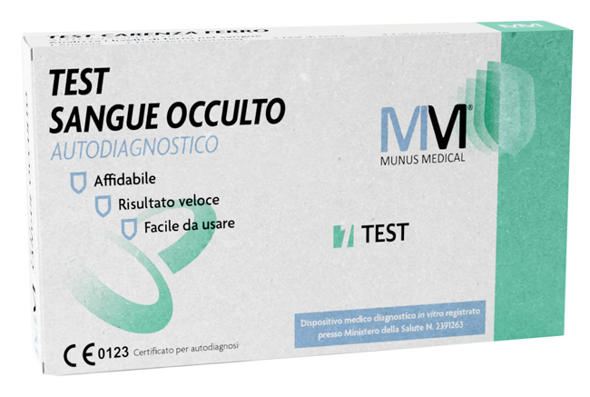 MUNUS MEDICAL TEST AUTODIAGNOSTICO SANGUE OCCULTO - Farmacia Bartoli