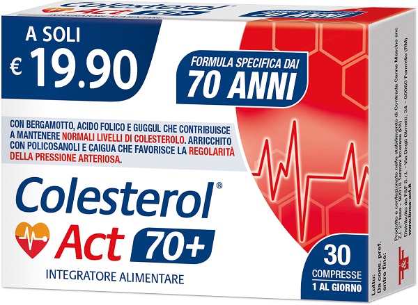COLESTEROL ACT 70+ 30 COMPRESSE - Farmacia Bartoli