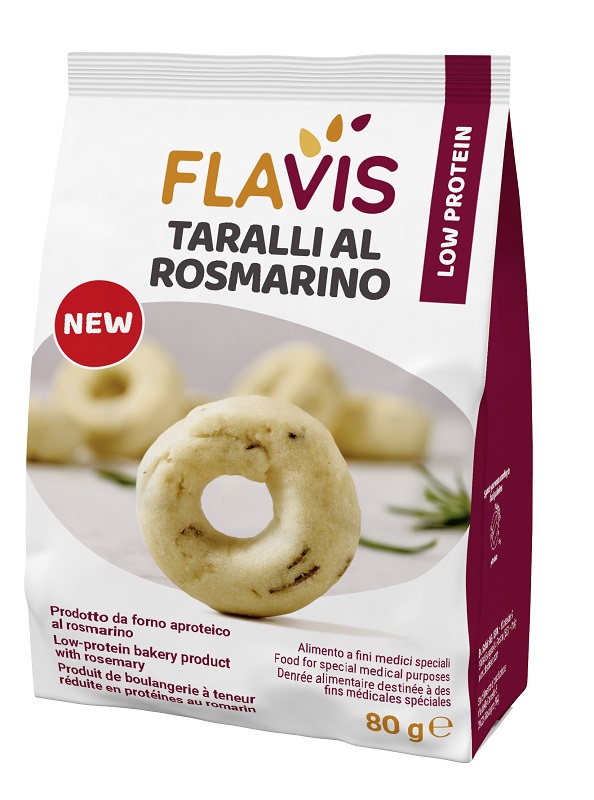 FLAVIS TARALLI ROSMARINO 80 G - Farmacia Bartoli
