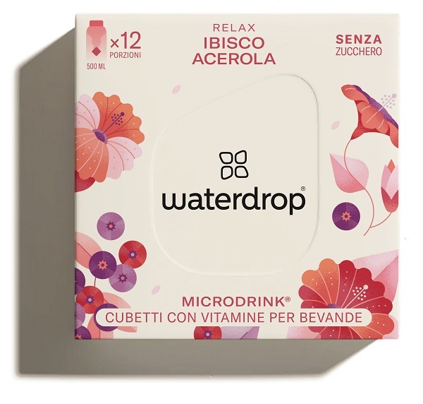 WATERDROP MICRODRINK RELAX 12 CUBETTI - Farmacia Bartoli